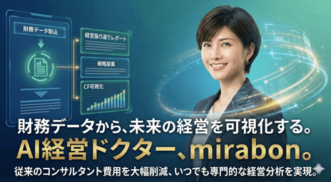 AI経営ドクター mirabon ロゴ